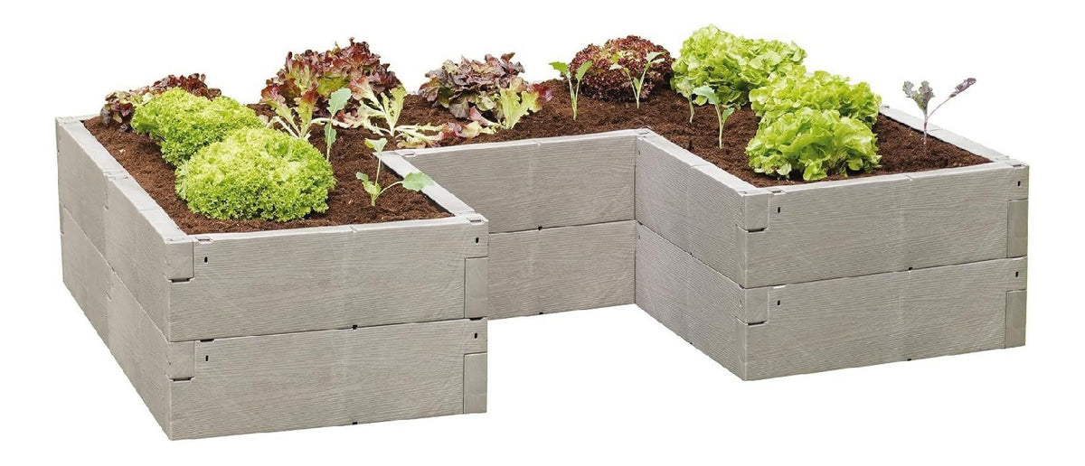 Sistemi serra 40 cm 185 x 125 x 40 cm con Ergonomica nuova aiuola rialzata