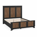 Letto Matrimoniale in Legno di Pino e Metallo Ne