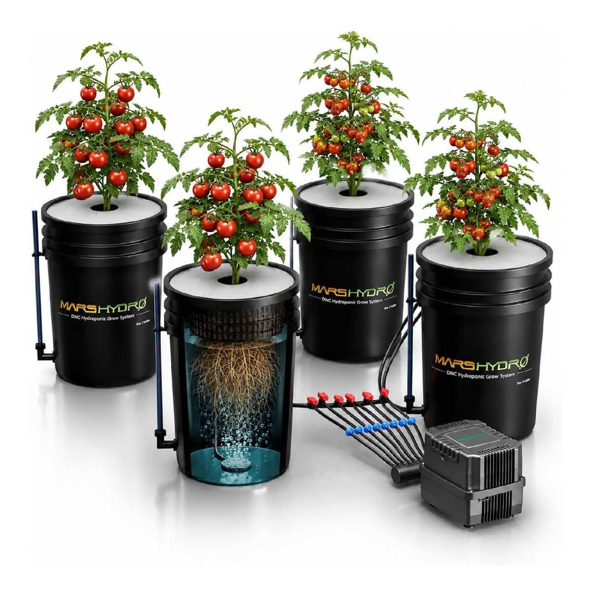 Tende idroponiche 11W 12M con DWC SYSTEM INCLUDE Stuck