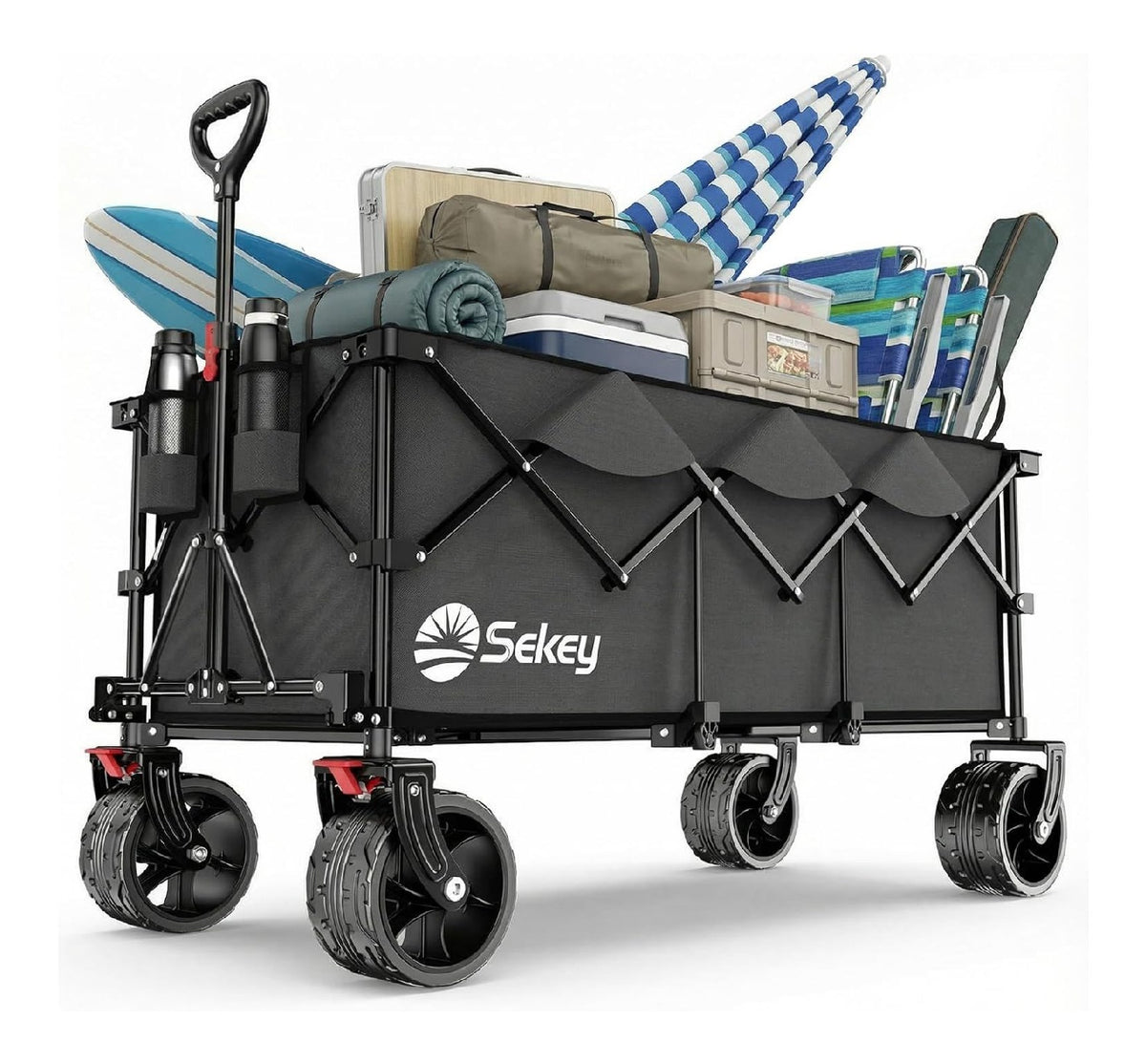 Qual dimensione carrello spiaggia Carrelli e vagoni 300 L 12,5 kg