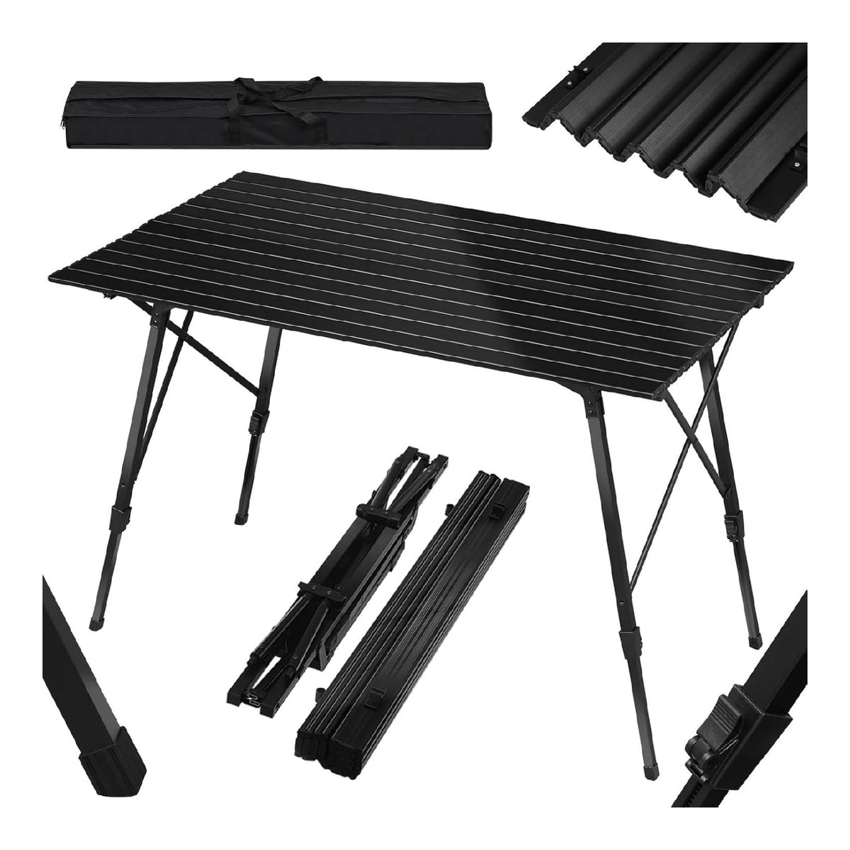 Tavoli da picnic per uso esterno telaio tavolo campeggio realizzato 45 kg 19,5 cm