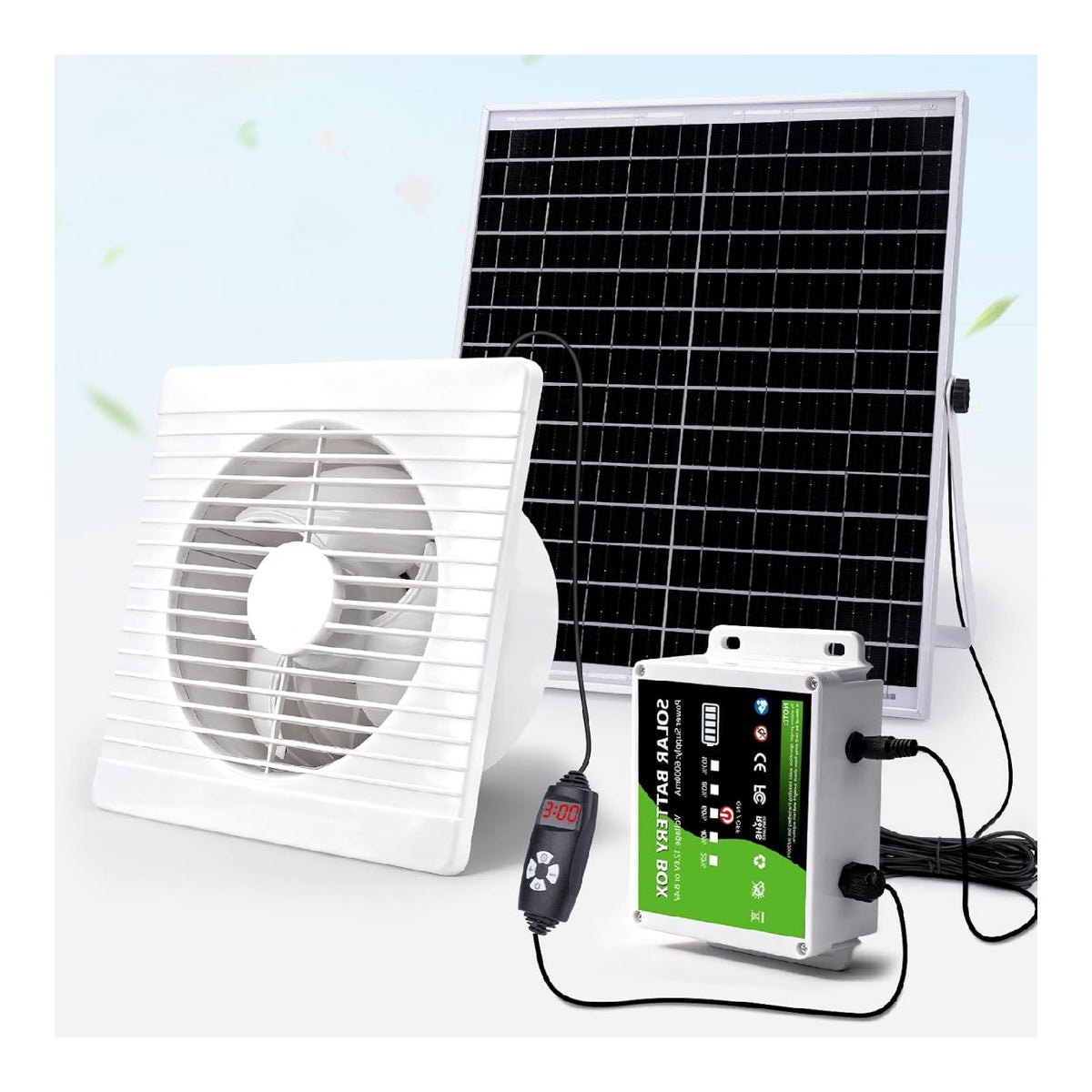 Apparecchiature di ventilazione per uso esterno Ventilatore solare
