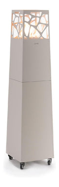 Caminetti per uso esterno Design mobile grazie ruote