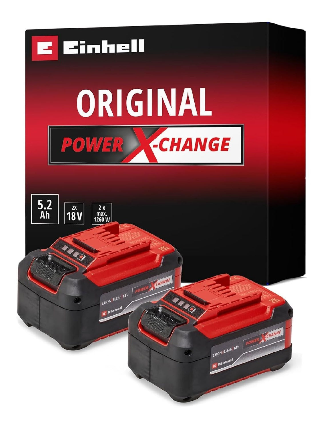 PXC-Twinpack due appartiene all'illimitatamente Batterie 5,2 Ah