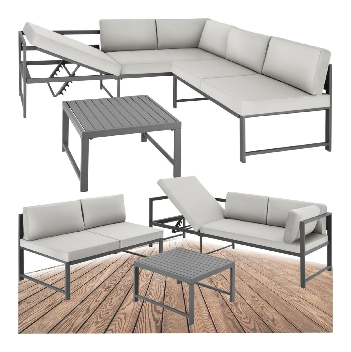 Divani nostro set mobili giardino