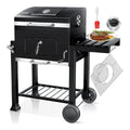 Barbecue a carbone 41,5 cm 24,1 cm con GRANDE AREA carne salsicce