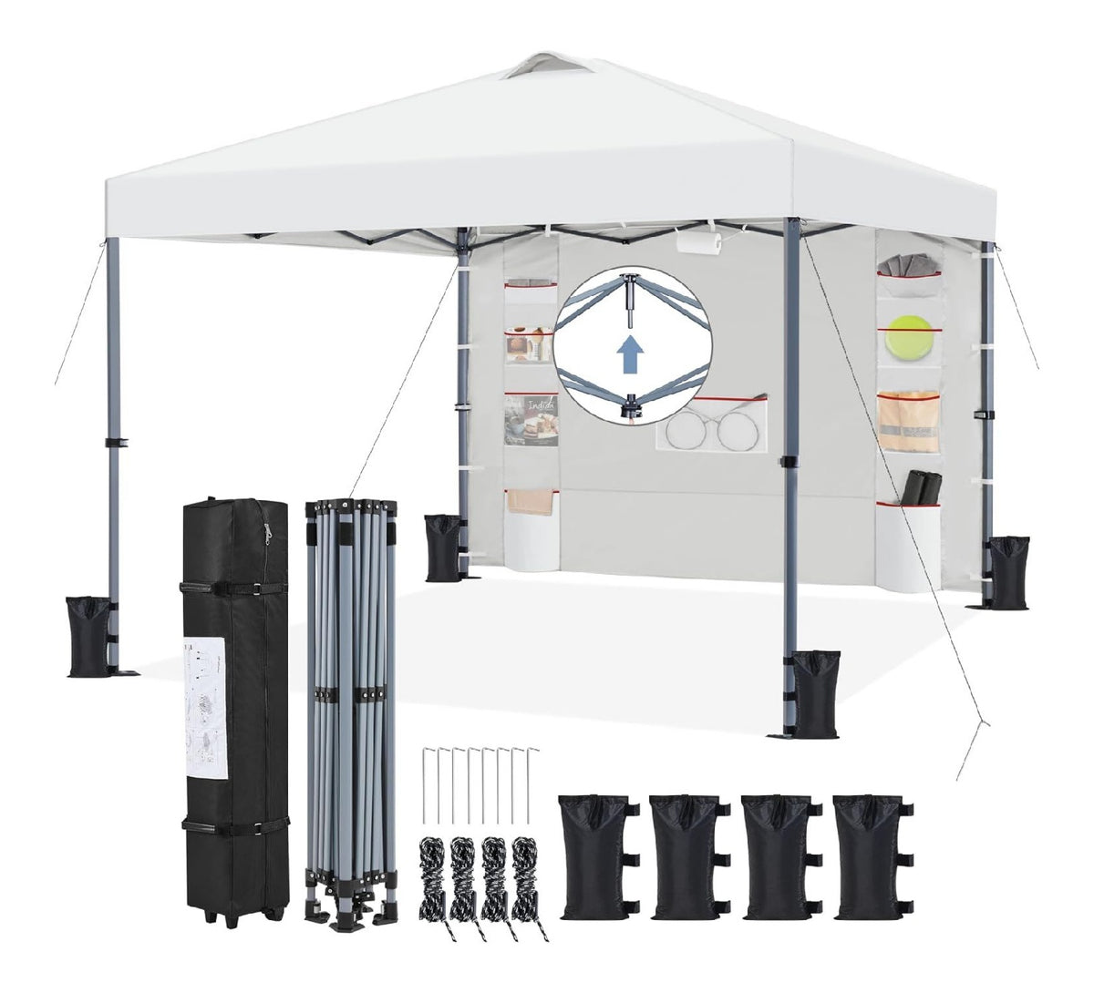 Materiali selezionati Questo gazebo per giardino, Tende per eventi e tendoni 3 m