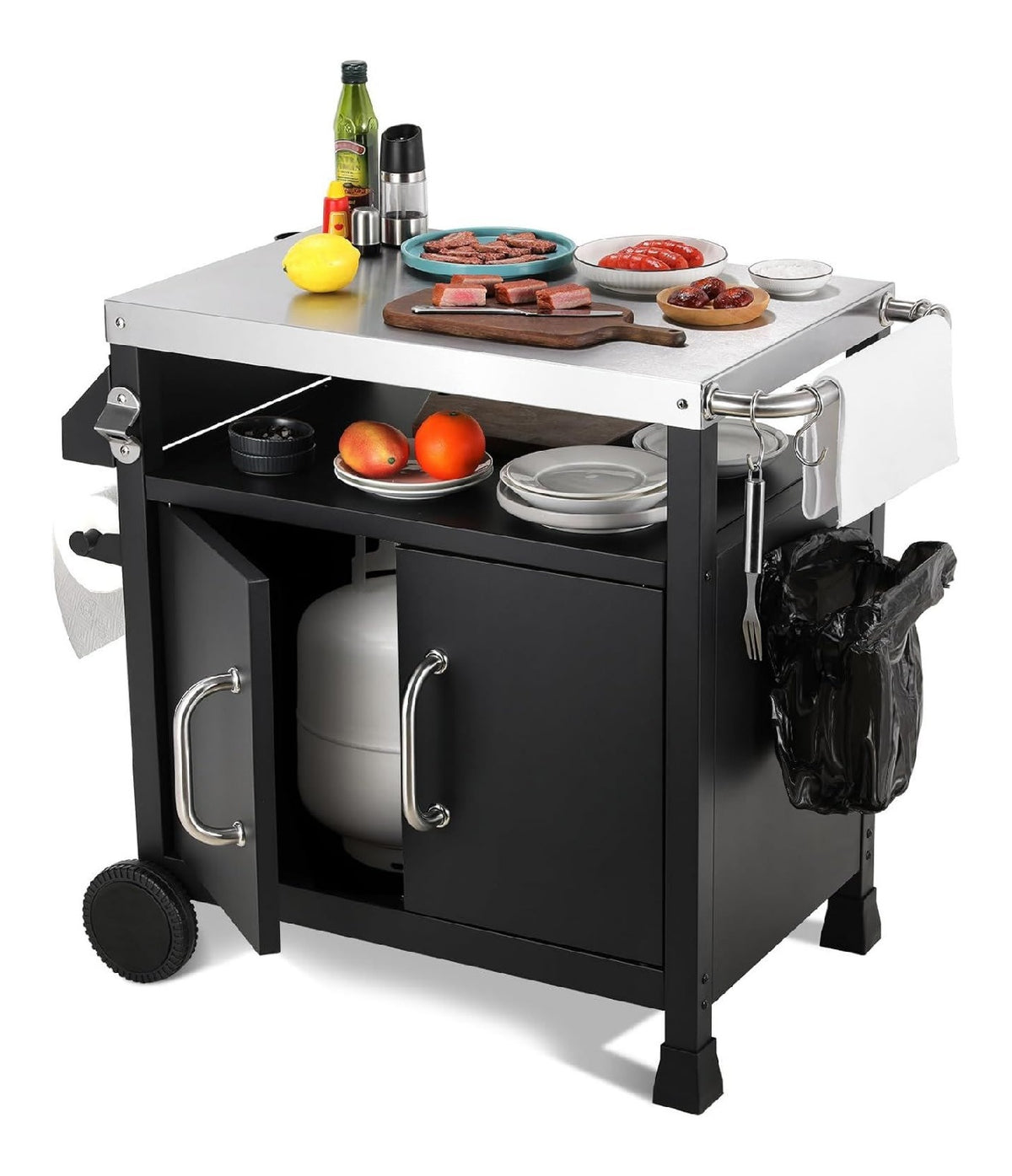 Carrelli per uso esterno Multifunzionale Diverse Occasioni Che 50 cm 45 kg