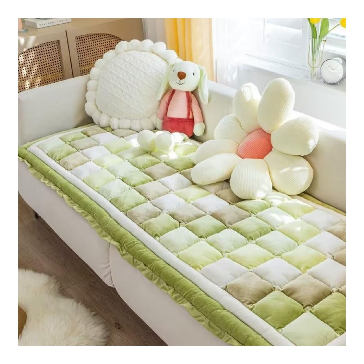 Coperture per divani 160 cm 180 cm con Chic Cotton Sofa Covers