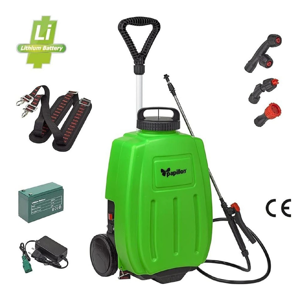 Batteria litio ricaricabile Serbatoio per giardino, Pompe spruzzatrici 12V 8Ah
