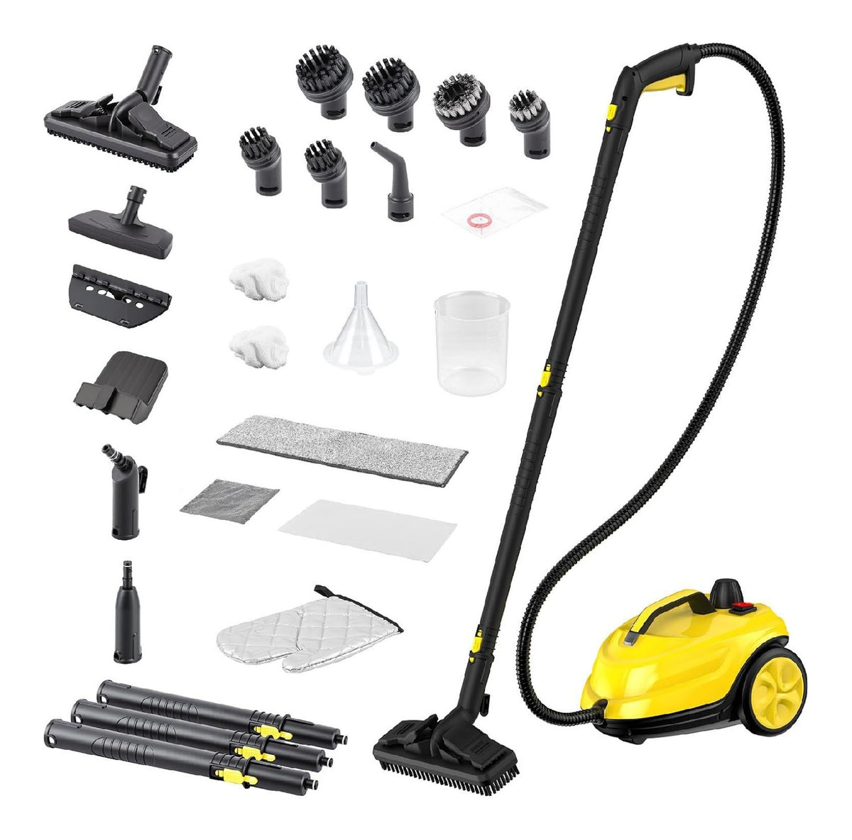 Ecologico Versatile Questo portatile per giardino, Aspirapolvere e pulitori a vapore 5Bar 2l