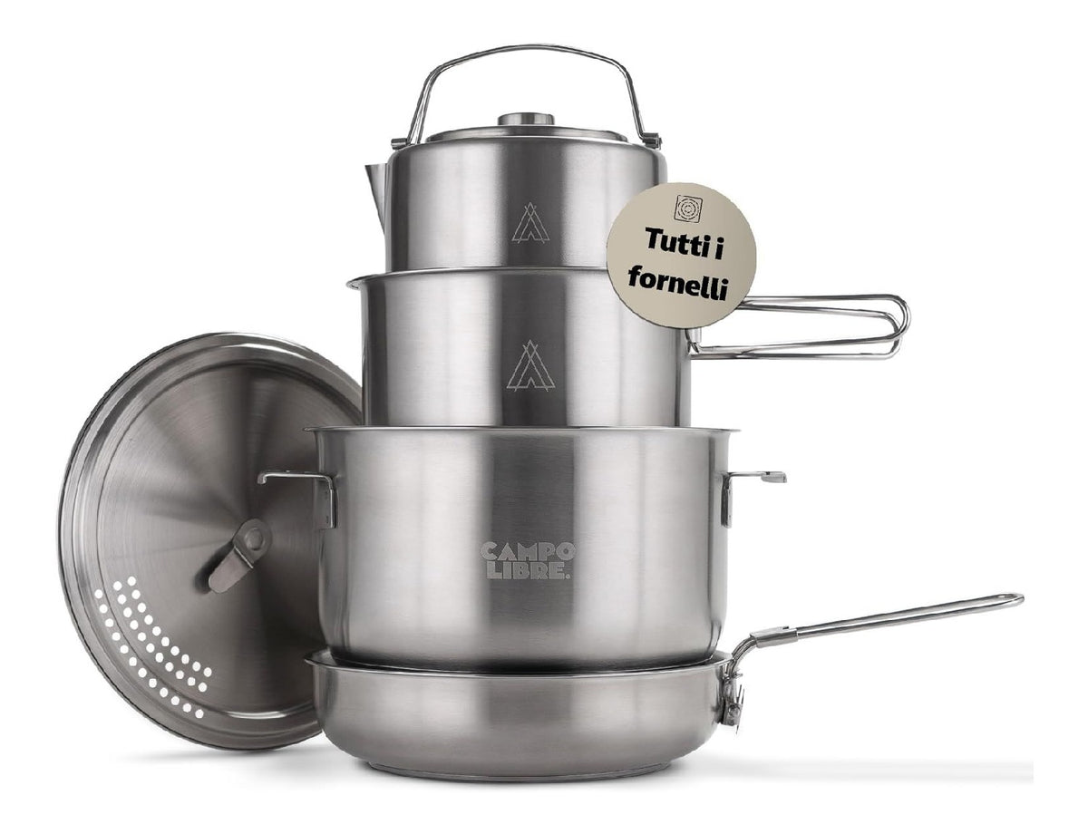 Set di gavette PREMIUM Pentole acciaio inox 21,5 cm 3 L