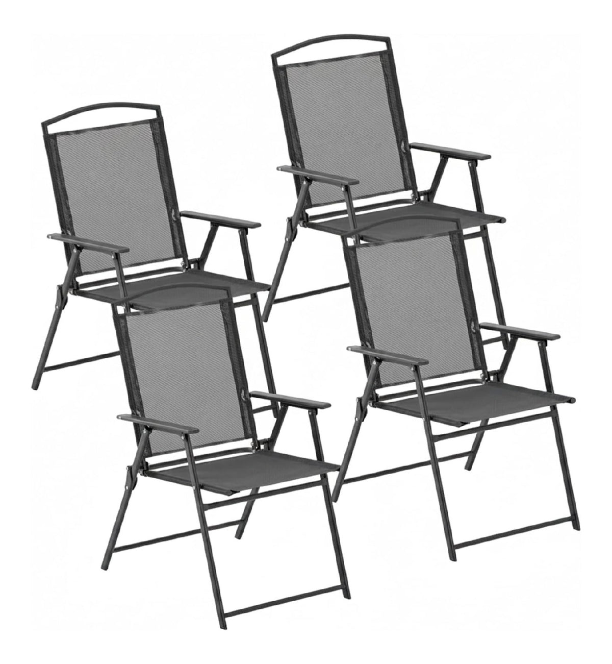Sedie per tavolo da giardino SET ESTERNI Ideali arredare 5 kg 80 cm