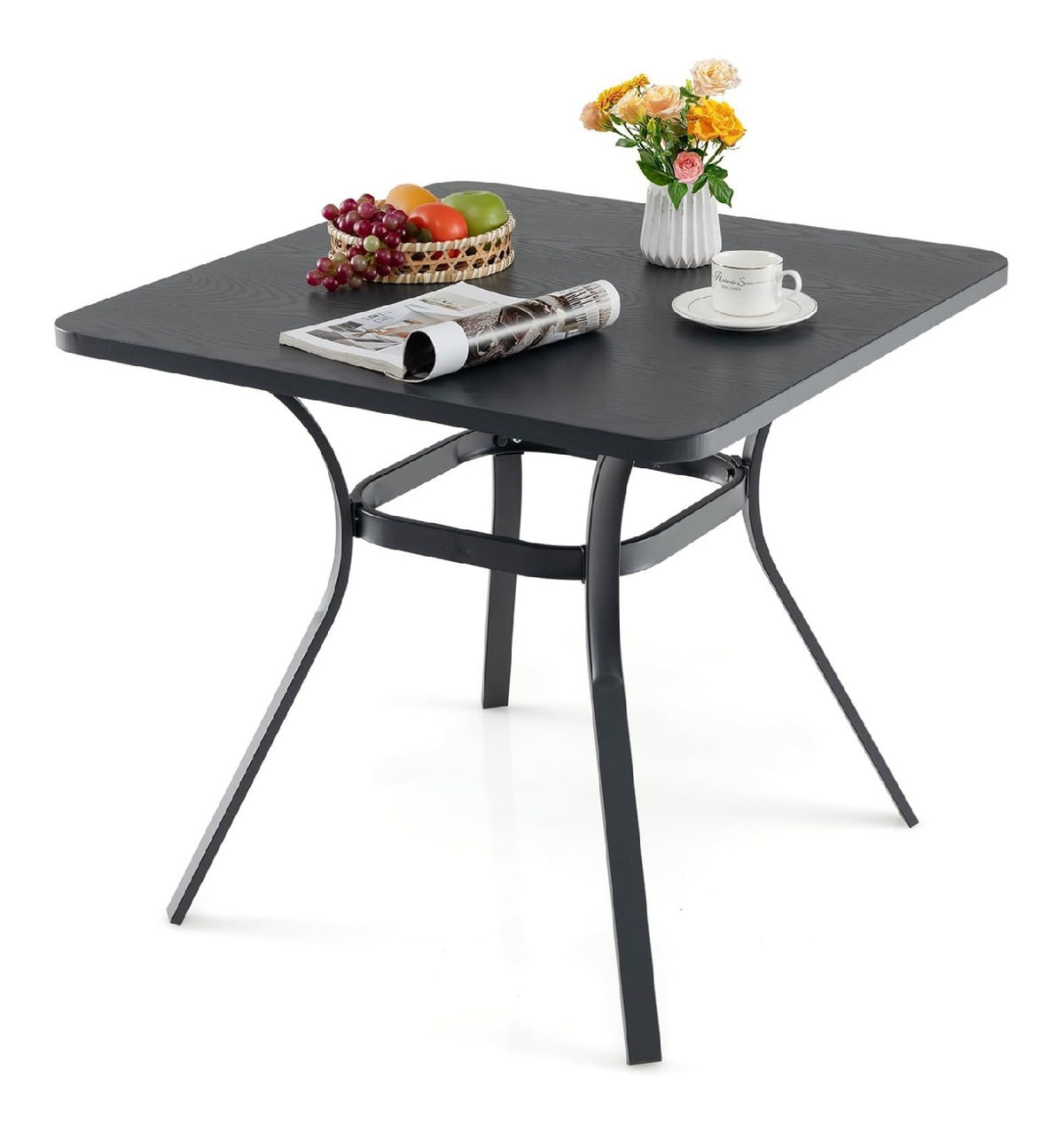 Tavolo Quadrato Esterno Perfettamente Tavolini da appoggio 73 cm 65 kg