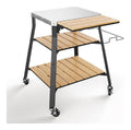 Carrello barbecue tavolo forno per giardino, Carrelli 57 cm 50 cm